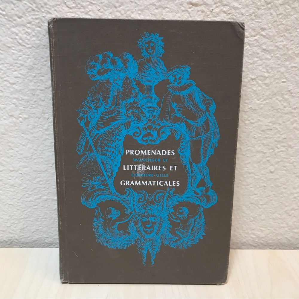 Book French Vintage 1966. 268 pages.French Grammar. Hardcover. Cool!